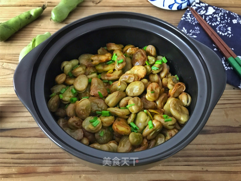 Onion Broad Bean recipe