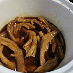 Witch's Red Ginseng and Abalone Sauce Goose Palm recipe