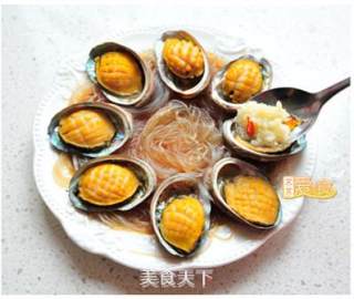 Steamed Abalone with Garlic Vermicelli recipe