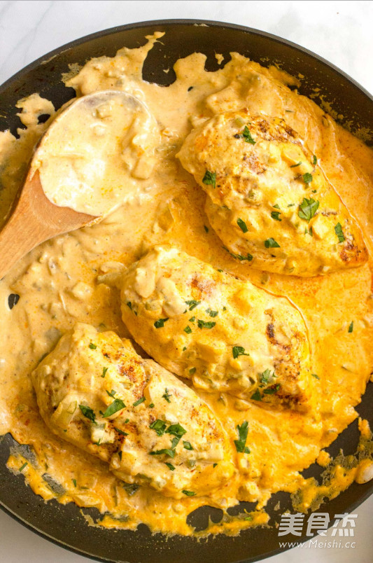 Home-cooked Mexican Food, Baked Chicken Breast with Cheddar Cheese recipe