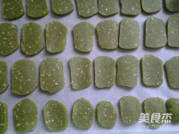 Almond Matcha Cookies recipe