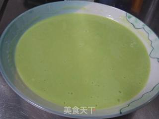 Pandan Flavor Steamed Cake recipe