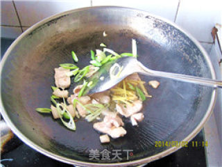 Stir-fried Cabbage with Sliced Pork recipe