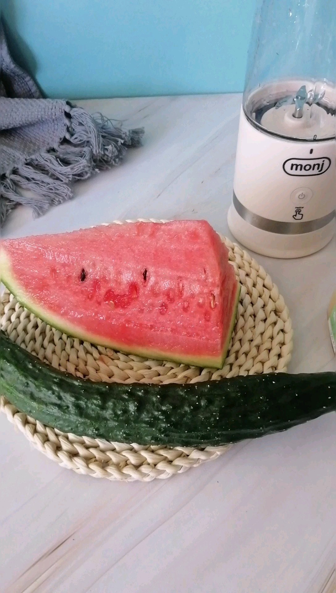 Watermelon Juice and Cucumber Juice