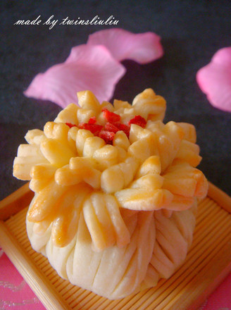 Chinese Dim Sum Flower Blossoms Fortune