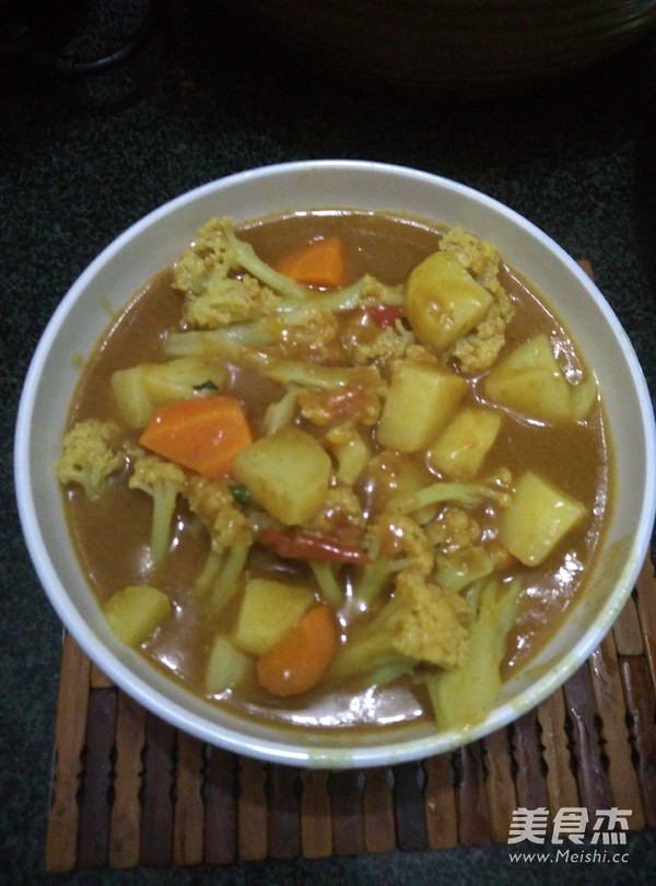 Vegetarian Version of Curry Mixed Vegetables recipe