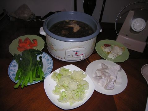 Vegetable Taro Hot Pot recipe