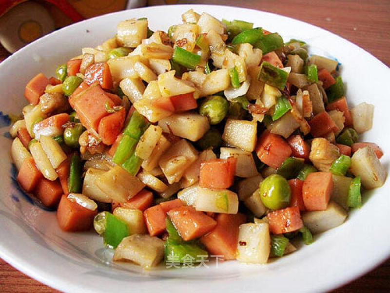 Green Pepper and Lotus Root recipe