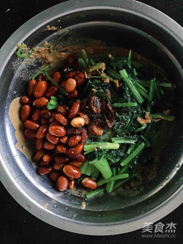 Nuts Spinach recipe