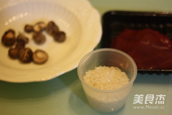 Mushroom and Pork Liver Congee recipe