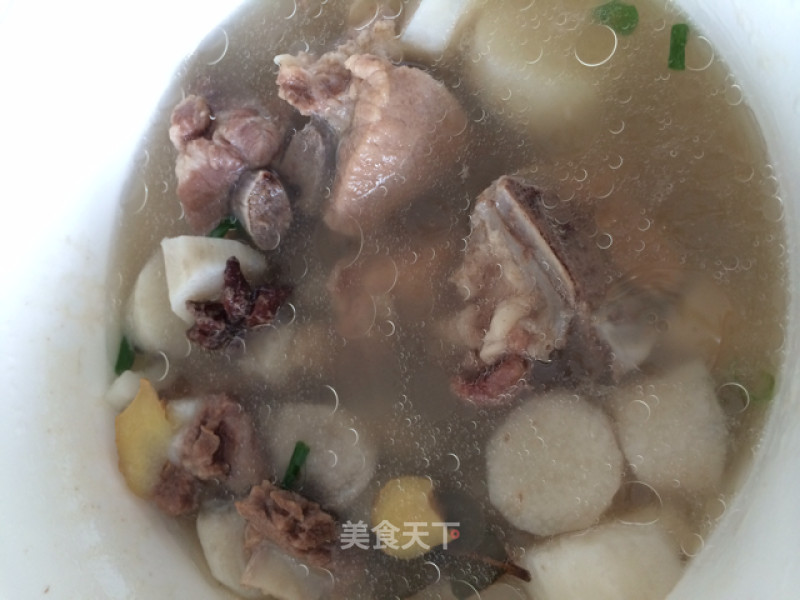 Yam Pork Ribs Soup recipe