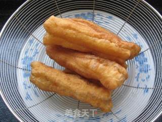 Puffy and Soft Fried Dough Sticks recipe