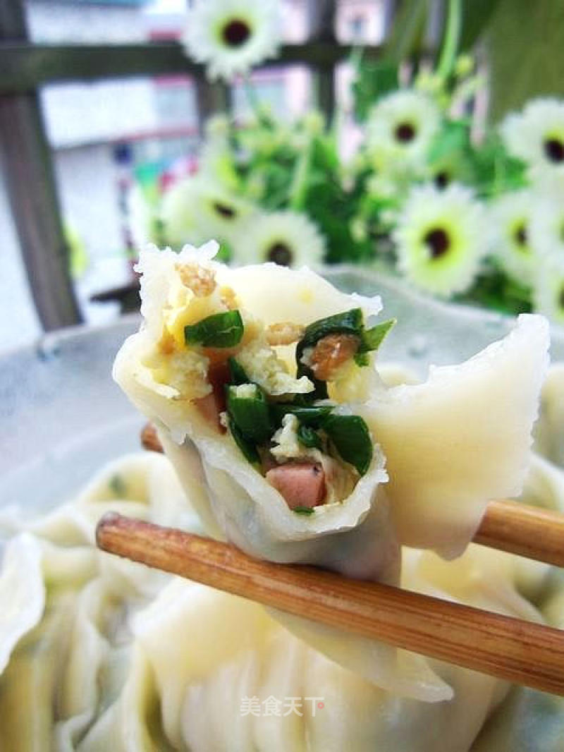Scallion Egg Dumplings recipe
