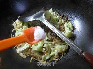 Bamboo Shoots and Dried Vegetables, Boiled Cauliflower recipe