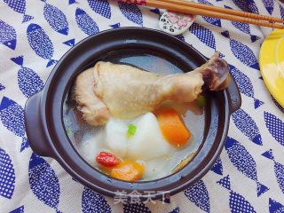 Yam Chicken Drumstick Soup recipe