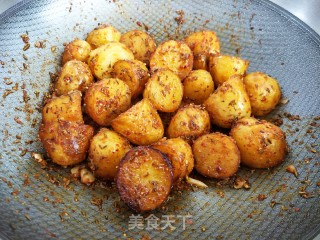 Garlic Cumin Potatoes recipe