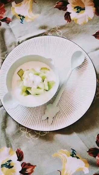 Netted Melon Yogurt recipe