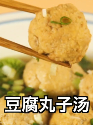 Tofu Meatball Soup