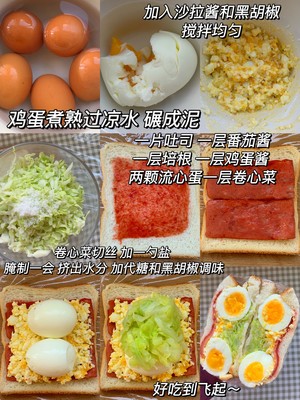 I Am Dizzy! How Could There be Such A Delicious Low-calorie Sandwich! recipe