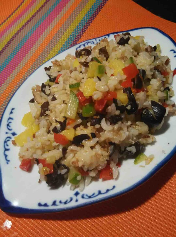 Five-color Fried Rice recipe