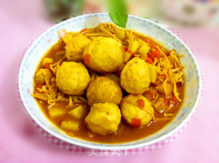 Thai Curry Fish Ball recipe
