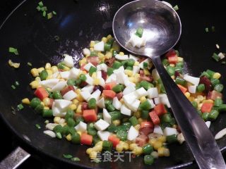 Colorful Egg White Minced Meat recipe