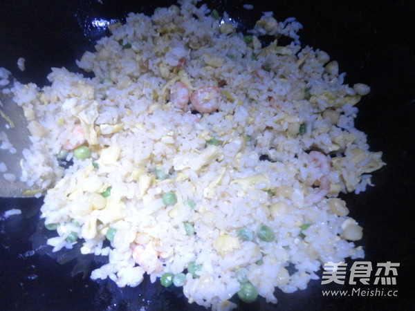 Fried Rice with Shrimp and Lime recipe