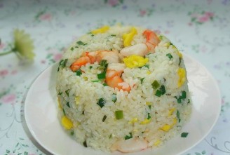 Shrimp Fried Rice with Chives recipe