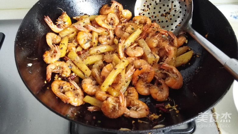 Spicy Potato Shrimp recipe