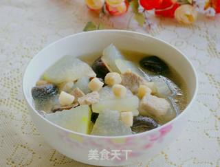 Mushroom, Fresh Shell and Winter Melon Soup recipe