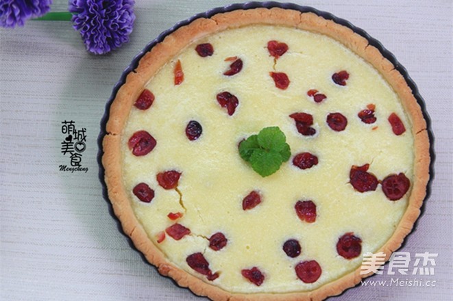 Cranberry Coconut Cheese Pie recipe