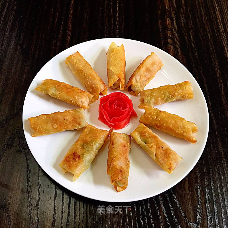 Pan-fried Wonton Skin Potato Spring Rolls recipe