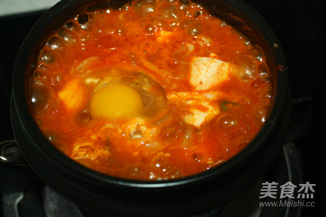 Spicy Stewed Soft Tofu Soup recipe
