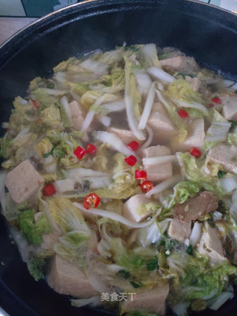 Soup Baby Vegetables Stewed Frozen Tofu recipe