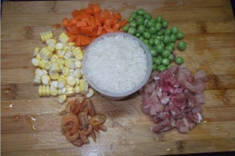 Colorful Braised Rice recipe