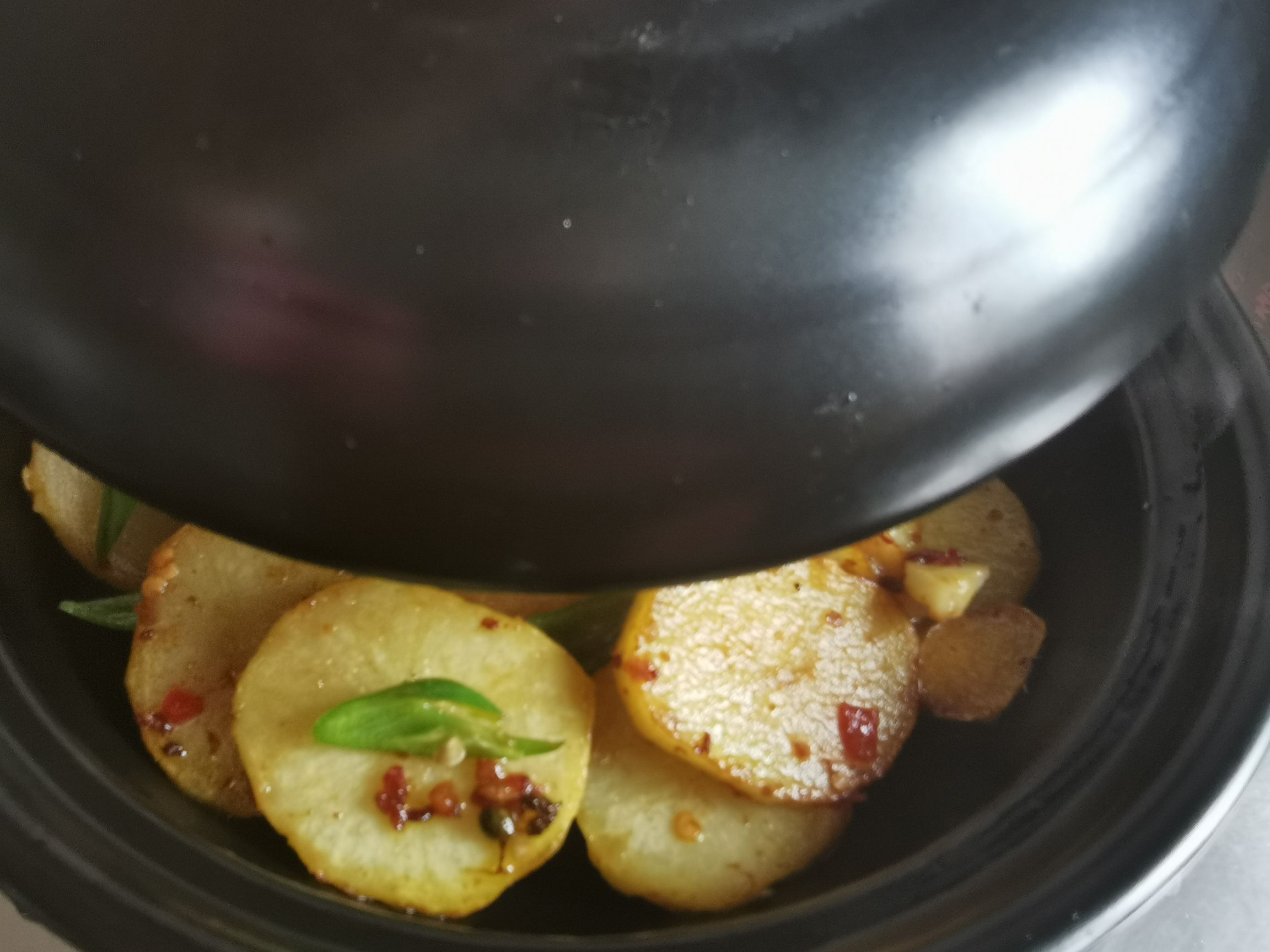 Griddle Potato Chips recipe