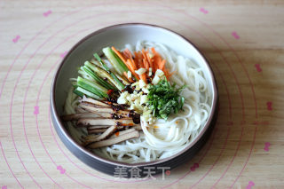 Three Silk Noodles with Cold Sauce recipe