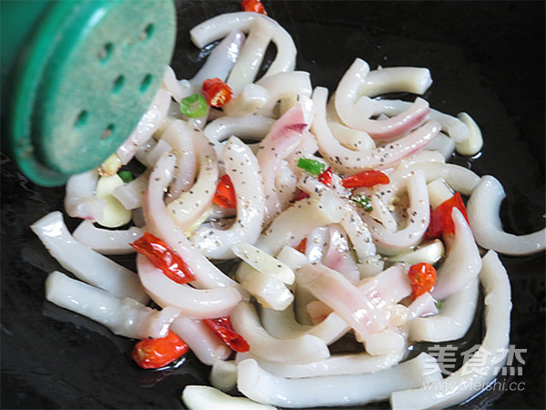 Squid Fried Winter Melon Skin recipe