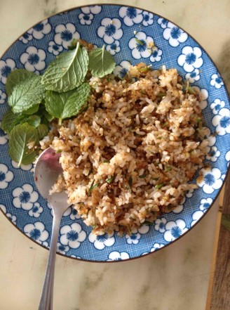 Fried Rice with Bonito Flakes