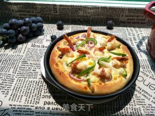 Vegetable Shrimp Pizza recipe