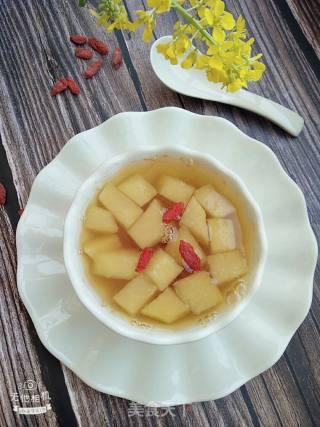 Stewed Wolfberry with Apple and Rock Sugar recipe
