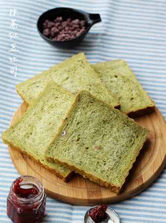 Matcha Red Bean Toast recipe