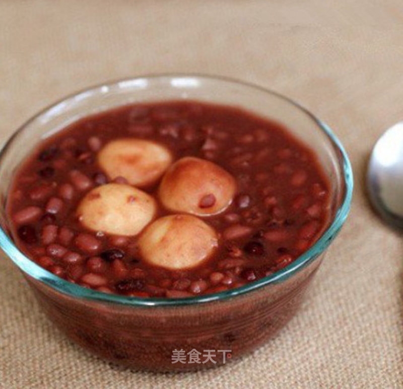 Red Bean Glutinous Rice Balls recipe