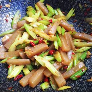 Stir-fried Konjac with Celery recipe