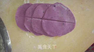 [ma Ma Small Kitchen] Purple Sweet Potato and Rose Bun recipe
