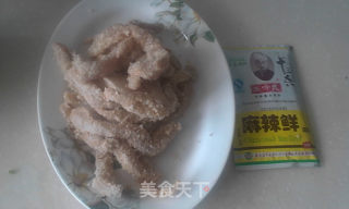 Deep-fried Bean Drum Chicken Fillet with Love recipe