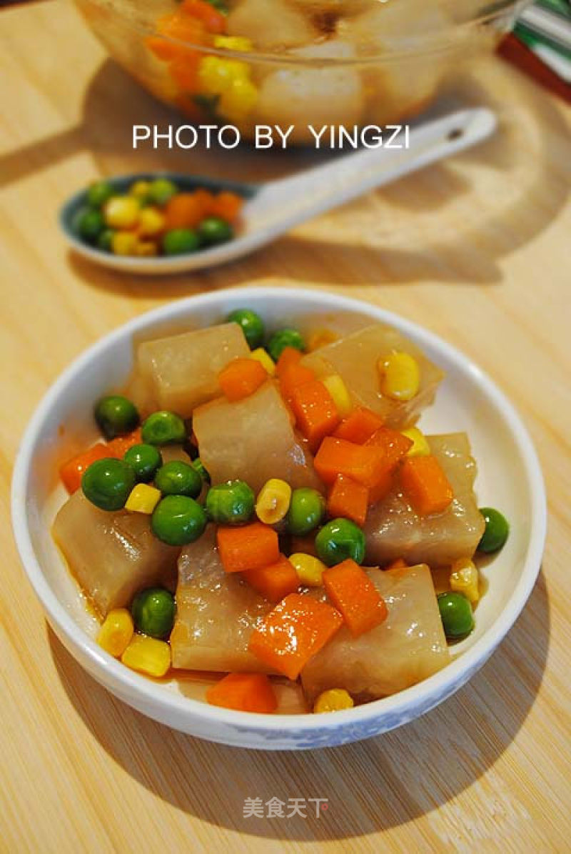 Mixed Vegetable Skin Jelly recipe