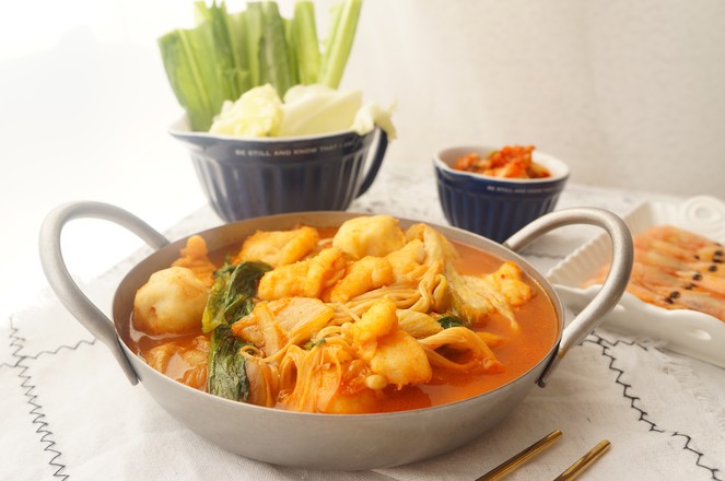 Kimchi Long Lee Fish Hot Pot recipe