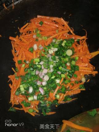 Garlic Shredded Carrot recipe