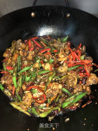 Stir-fried Chicken with Chili recipe